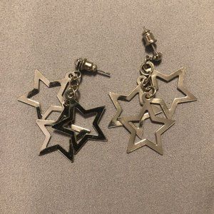 Triple star Earrings